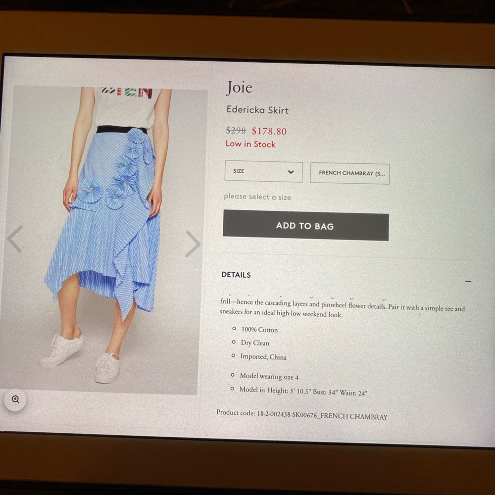 Joie skirt